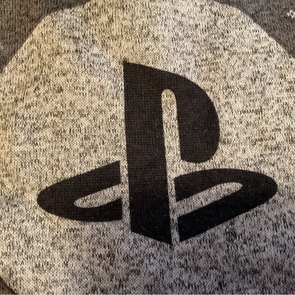 Sony PlayStation Themed Gray Crewneck Sweater Size L - Picture 2 of 5